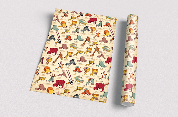 wrapping paper printing